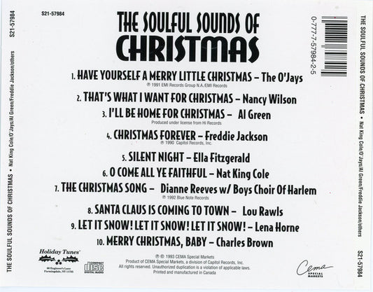 Various : The Soulful Sounds of Christmas (CD, Comp)