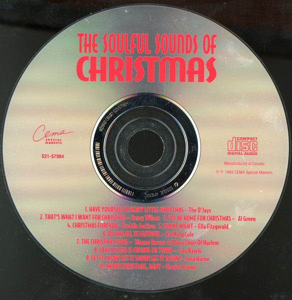Various : The Soulful Sounds of Christmas (CD, Comp)