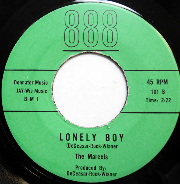 The Marcels : How Deep Is The Ocean / Lonely Boy (7")