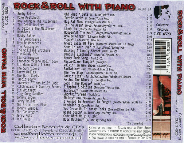 Various : Rock & Roll With Piano Vol.14 (CD, Comp)