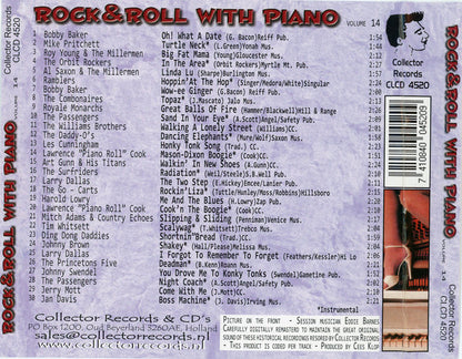 Various : Rock & Roll With Piano Vol.14 (CD, Comp)