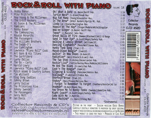 Various : Rock & Roll With Piano Vol.14 (CD, Comp)