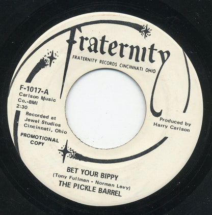 The Pickle Barrel / Harry Carlson And His Bandeleros : Bet Your Bippy / Pancho's Victory Celebration (7", Promo)