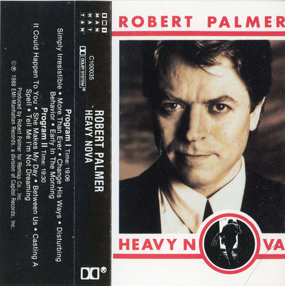 Robert Palmer : Heavy Nova (Cass, Album, Club)