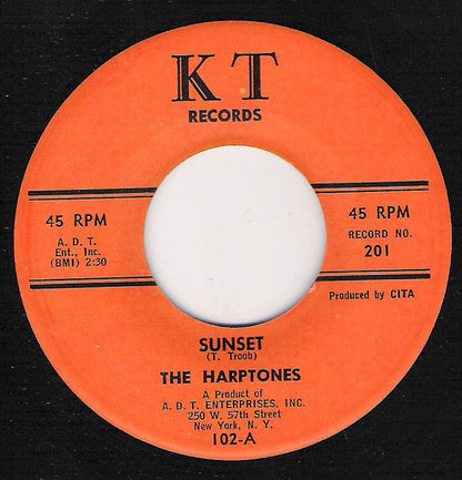 The Harptones : Sunset / I Gotta Have Your Love (7")