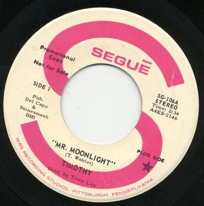 Tim Wahler : Mr. Moonlight / That Is All (7", Promo)