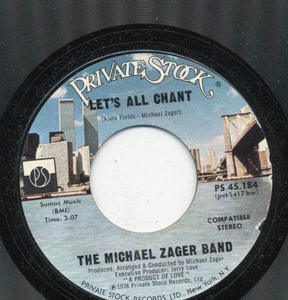 The Michael Zager Band : Let's All Chant / Love Express (7", Styrene)
