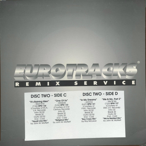 Various : Eurotracks Mixes Issue Thirteen (13) (2x12", Comp, Promo)