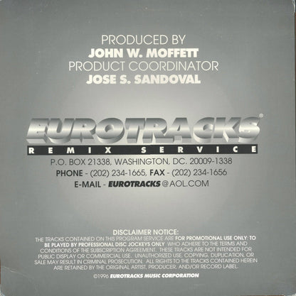 Various : Eurotracks Mixes Issue Thirteen (13) (2x12", Comp, Promo)