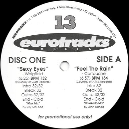 Various : Eurotracks Mixes Issue Thirteen (13) (2x12", Comp, Promo)