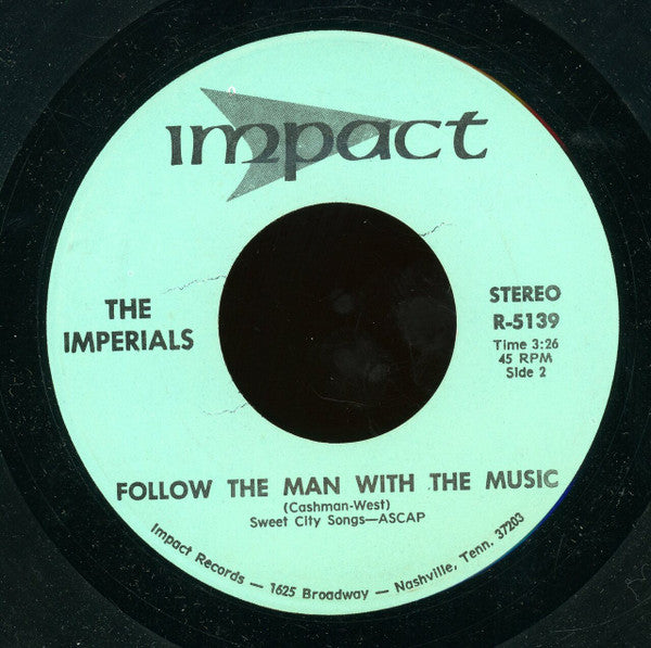 Imperials : He's On His Way (7")