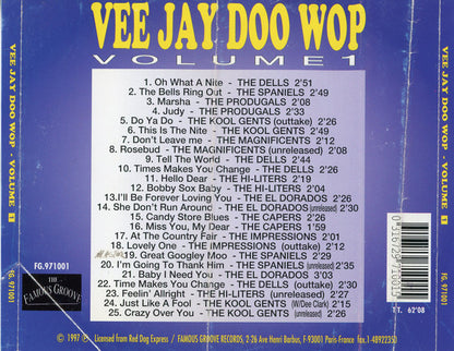 Various : Vee Jay Doo Wop Volume 1 (CD, Comp)