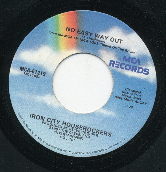 Iron City Houserockers : Friday Night / No Easy Way Out (7", Single)