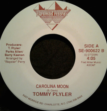Tommy Plyler : Carolina Moon / Hunkybuck Hattie (7")