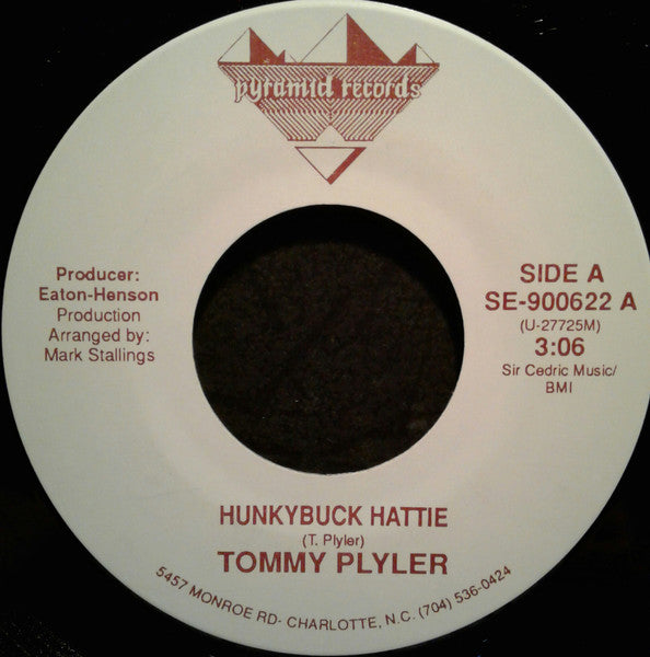 Tommy Plyler : Carolina Moon / Hunkybuck Hattie (7")