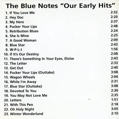 The Blue Notes (3) : Our Early Hits (CD, Comp)