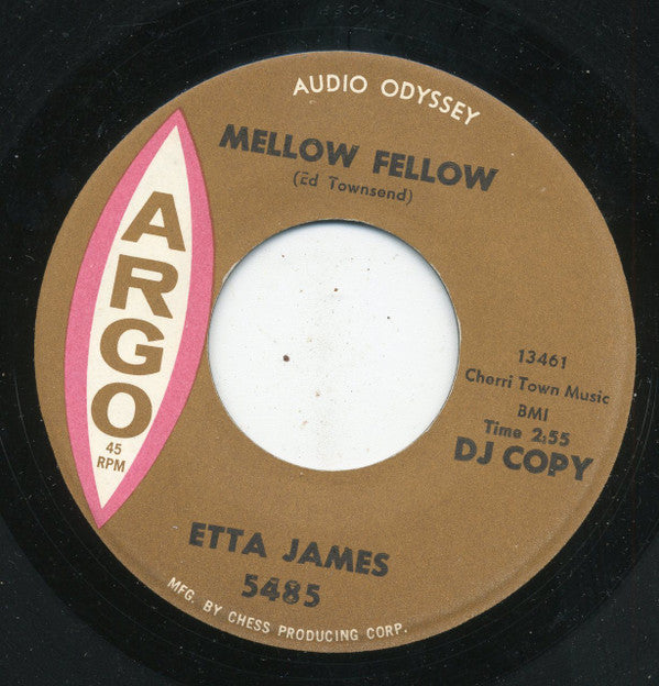 Etta James : Mellow Fellow / Bobby Is His Name (7", Single, Promo)