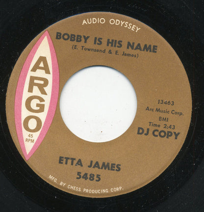 Etta James : Mellow Fellow / Bobby Is His Name (7", Single, Promo)