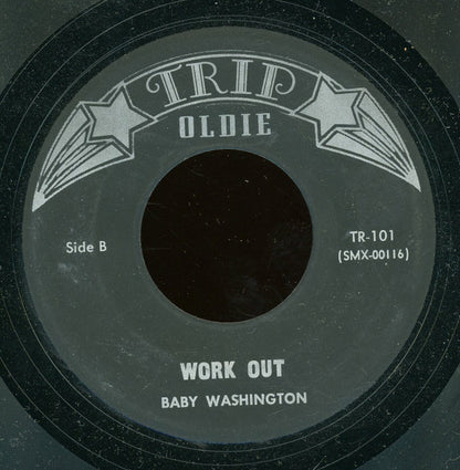 Baby Washington : The Bells (On Our Wedding Day) / Work Out (7", RE, Bla)
