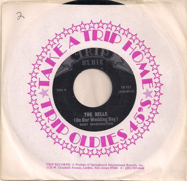 Baby Washington : The Bells (On Our Wedding Day) / Work Out (7", RE, Bla)