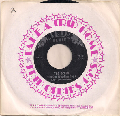 Baby Washington : The Bells (On Our Wedding Day) / Work Out (7", RE, Bla)