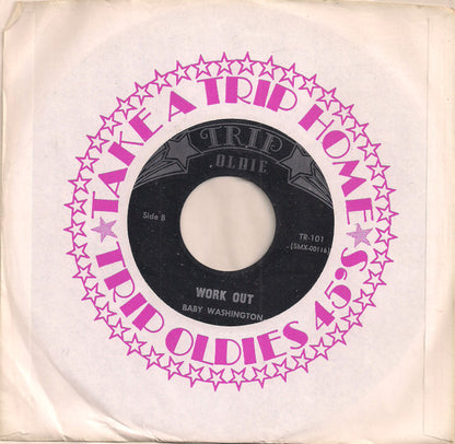 Baby Washington : The Bells (On Our Wedding Day) / Work Out (7", RE, Bla)