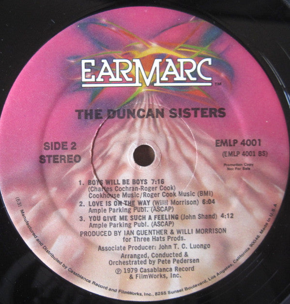 Duncan Sisters : The Duncan Sisters (LP, Album, Promo, 53 )