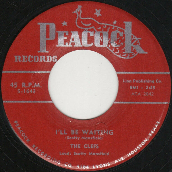 The Clefs : I'll Be Waiting / Please Don't Leave Me (7")
