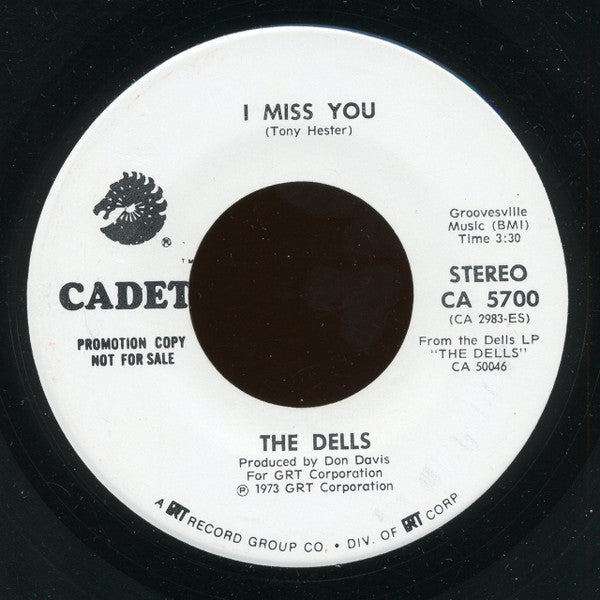 The Dells : I Miss You (7", Single, Mono, Promo)