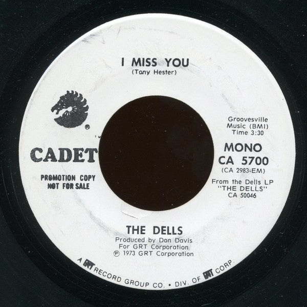 The Dells : I Miss You (7", Single, Mono, Promo)