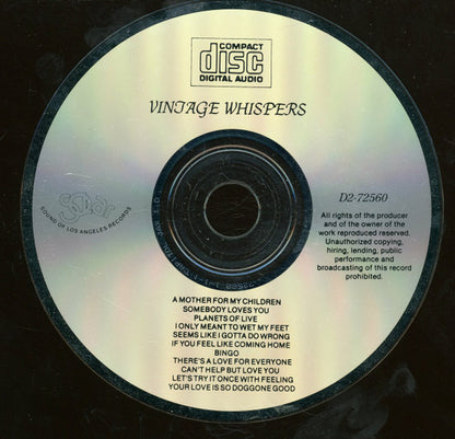 The Whispers : Vintage Whispers (CD, Comp)