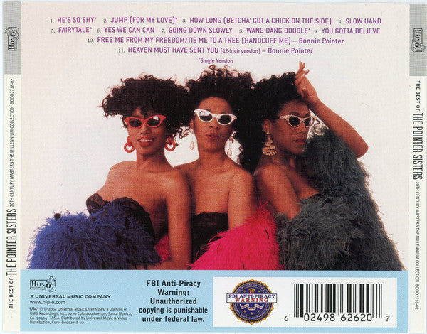 Pointer Sisters : The Best Of The Pointer Sisters (CD, Comp, RM)