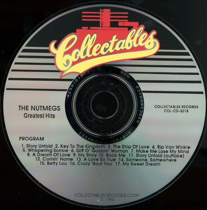The Nutmegs : Greatest Hits (CD, Comp)