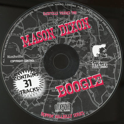 Various : Mason Dixon Boogie - Nashville Volume Two (CD, Comp)