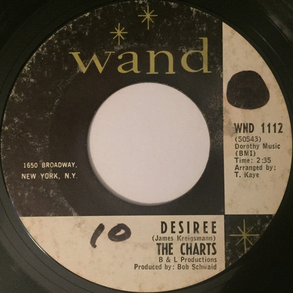The Charts : Desiree / Fell In Love With You Baby (7", Single, Styrene)