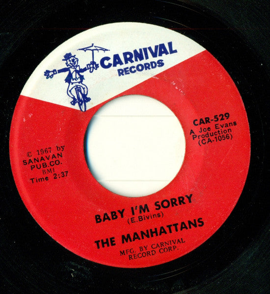 Manhattans : When We're Made As One / Baby I'm Sorry (7", Single)