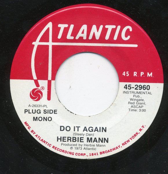 Herbie Mann : Do It Again (7", Mono, Promo, PL)