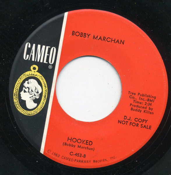 Bobby Marchan : Hooked / Meet Me In Church (7", Single, Promo)
