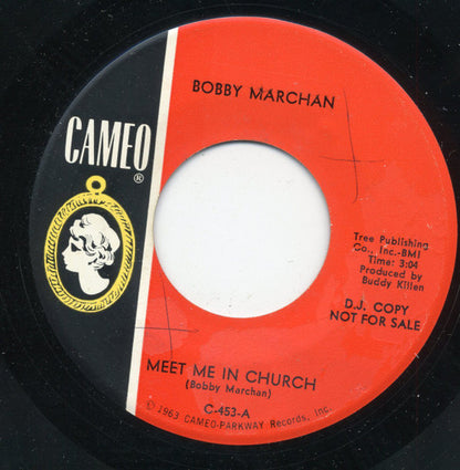 Bobby Marchan : Hooked / Meet Me In Church (7", Single, Promo)