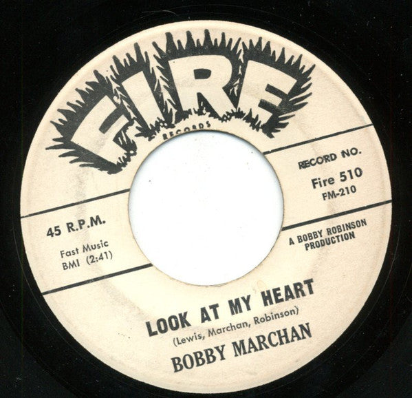 Bobby Marchan : Yes, It's Written All Over Your Face (7", Single)