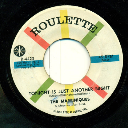 The Martiniques : Tonight Is Just Another Night / Unknown Love (7", Single)