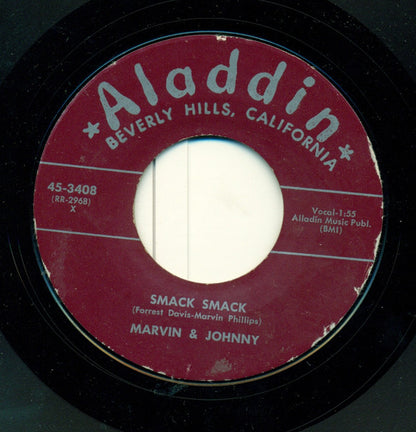 Marvin & Johnny : Smack Smack / You're In My Heart (7", Single, Styrene)