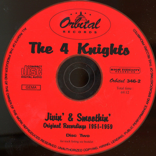 The Four Knights : Jivin' & Smoothin' Original Recordings 1951-1959 (2xCD, Comp, RM)