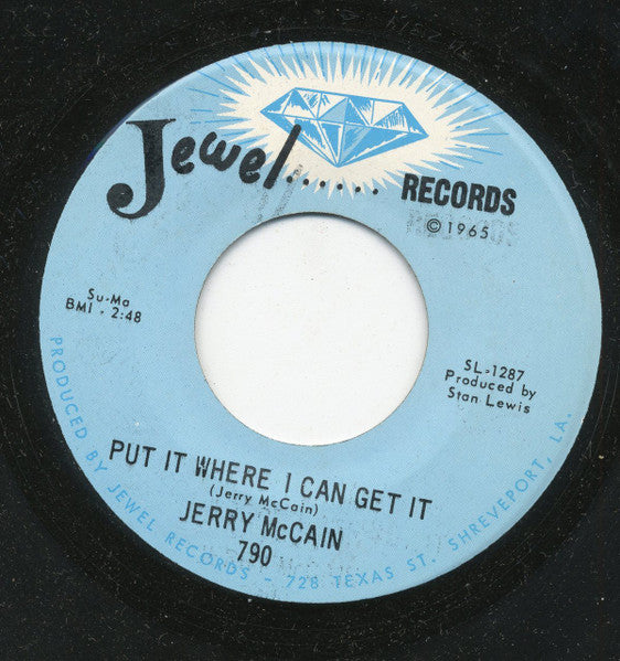 Jerry McCain : Juicy Lucy (7", Single)