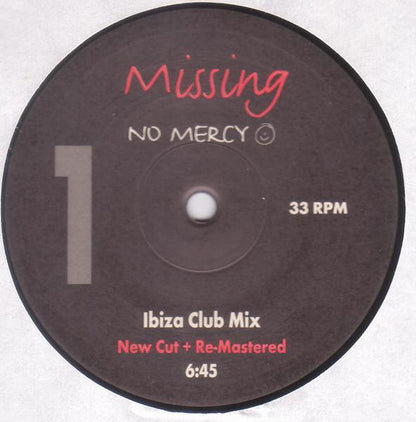 No Mercy : Missing (2x12", Promo, RM)