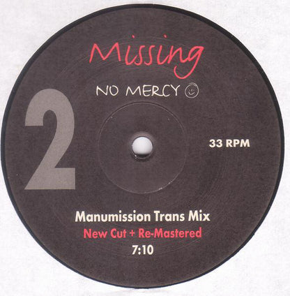 No Mercy : Missing (2x12", Promo, RM)