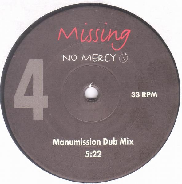 No Mercy : Missing (2x12", Promo, RM)