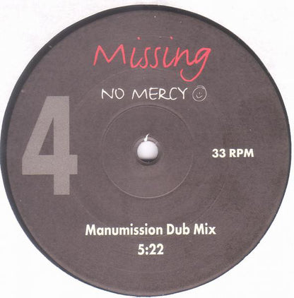 No Mercy : Missing (2x12", Promo, RM)