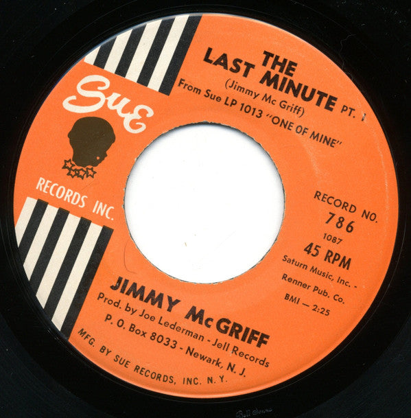 Jimmy McGriff : The Last Minute (7", Single)