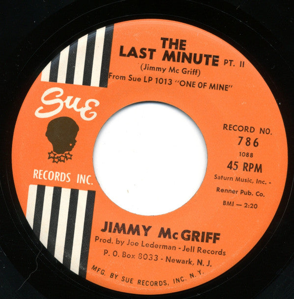 Jimmy McGriff : The Last Minute (7", Single)